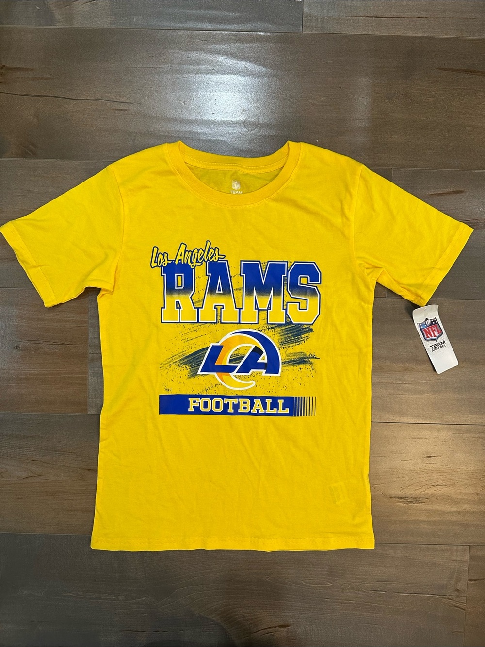 NFL Los Angeles Rams Yellow & Blue Graphic Tee